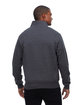 Threadfast Apparel Unisex Ultimate Fleece Quarter-Zip Sweatshirt charcoal heather ModelBack