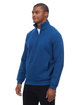 Threadfast Apparel Unisex Ultimate Fleece Quarter-Zip Sweatshirt navy ModelQrt