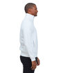 Threadfast Apparel Unisex Ultimate Fleece Quarter-Zip Sweatshirt white ModelSide