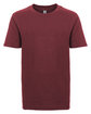 Next Level Apparel Youth Boys Cotton Crew maroon OFFront