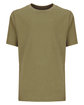 Next Level Apparel Youth Boys Cotton Crew military green OFFront