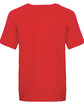 Next Level Apparel Youth Boys Cotton Crew red OFBack