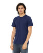 Bella + Canvas Unisex Triblend T-Shirt navy triblend ModelQrt