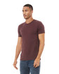 Bella + Canvas Unisex Triblend T-Shirt maroon triblend ModelQrt