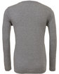 Bella + Canvas Unisex Jersey Long-Sleeve V-Neck T-Shirt grey triblend OFBack