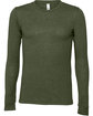 Bella + Canvas Unisex Jersey Long-Sleeve T-Shirt military green OFFront