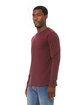 Bella + Canvas Unisex Jersey Long-Sleeve T-Shirt maroon ModelQrt