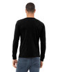 Bella + Canvas Unisex CVC Jersey Long-Sleeve T-Shirt solid blk blend ModelBack