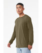 Bella + Canvas Unisex CVC Jersey Long-Sleeve T-Shirt heather olive ModelQrt