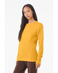 Bella + Canvas Unisex CVC Jersey Long-Sleeve T-Shirt heather mustard ModelQrt