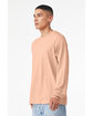 Bella + Canvas Unisex CVC Jersey Long-Sleeve T-Shirt heather peach ModelSide
