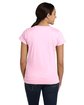LAT Ladies' Fine Jersey T-Shirt pink ModelBack