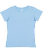 LAT Ladies' Fine Jersey T-Shirt light blue FlatFront