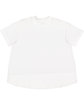 LAT Ladies' Hi-Lo T-Shirt white ModelBack