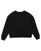 LAT Ladies' Boxy Cropped Fleece Sweatshirt black ModelBack