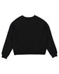 Live and Tell by LAT Ladies' Boxy Cropped Fleece Sweatshirt black ModelBack