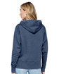 Live and Tell by LAT Ladies' Vintage Wash Fleece Hooded Sweatshirt washed tradewind ModelBack