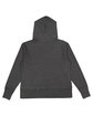 Live and Tell by LAT Ladies' Vintage Wash Fleece Hooded Sweatshirt washed black ModelBack