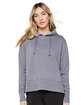 LAT Ladies' Vintage Wash Fleece Hooded Sweatshirt  