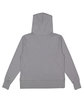 LAT Ladies' Vintage Wash Fleece Hooded Sweatshirt washed gray OFBack