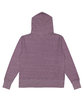 Live and Tell by LAT Ladies' Vintage Wash Fleece Hooded Sweatshirt weathered plum OFBack