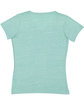 LAT Ladies' V-Neck Harborside Melange Jersey T-Shirt saltwater mlnge ModelBack