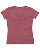 LAT Ladies' V-Neck Harborside Melange Jersey T-Shirt burgundy melange ModelBack
