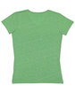 LAT Ladies' V-Neck Harborside Melange Jersey T-Shirt green melange ModelBack