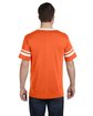 Augusta Sportswear Adult Sleeve Stripe Jersey orange/ white ModelBack