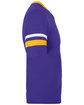 Augusta Sportswear Adult Sleeve Stripe Jersey purple/ gld/ wht ModelSide