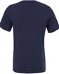 Bella + Canvas Unisex Poly-Cotton Short-Sleeve T-Shirt navy FlatBack