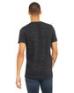 Bella + Canvas Unisex Textured Jersey V-Neck T-Shirt chrcl black slub ModelBack