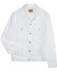 Threadfast Apparel Unisex Denim Jacket off white denim FlatFront