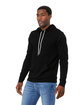 Bella + Canvas Unisex Sponge Fleece Pullover Hoodie dtg black ModelQrt