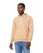 Bella + Canvas Unisex Sponge Fleece Pullover Hoodie hthr sand dune ModelQrt