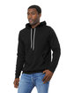 Bella + Canvas Unisex Sponge Fleece Pullover Hoodie black heather ModelQrt