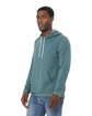 Bella + Canvas Unisex Sponge Fleece Pullover Hoodie hthr deep teal ModelQrt