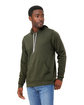 Bella + Canvas Unisex Sponge Fleece Pullover Hoodie military green ModelQrt