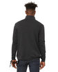 Bella + Canvas FWD Fashion Unisex Quarter Zip Pullover Fleece dark gry heather ModelBack