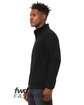 Bella + Canvas FWD Fashion Unisex Quarter Zip Pullover Fleece black ModelSide