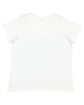 LAT Ladies' Curvy V-Neck Fine Jersey T-Shirt  