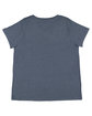 LAT Ladies' Curvy V-Neck Fine Jersey T-Shirt vintage denim ModelBack