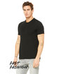 Bella + Canvas Unisex Viscose Fashion T-Shirt black ModelSide