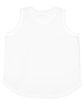 LAT Ladies' Curvy Relaxed Tank white ModelBack