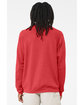 Bella + Canvas Unisex Sponge Fleece Crewneck Sweatshirt heather red ModelBack