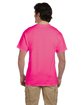 Fruit of the Loom Adult HD Cotton T-Shirt retro hth pink ModelBack
