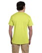 Fruit of the Loom Adult HD Cotton T-Shirt neon yellow ModelBack