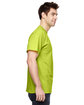Fruit of the Loom Adult HD Cotton T-Shirt safety green ModelSide
