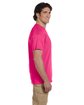 Fruit of the Loom Adult HD Cotton T-Shirt cyber pink ModelSide