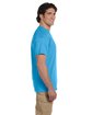 Fruit of the Loom Adult HD Cotton T-Shirt aquatic blue ModelSide